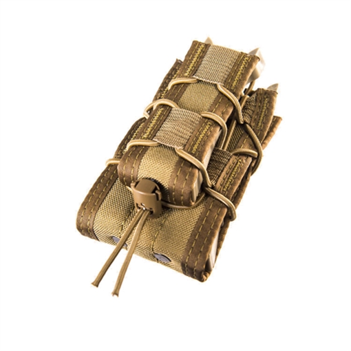 HIGH SPEED GEAR DOUBLE DECKER LT MOLLE HOLDS 1 RIFLE AND 1 PISTOL MAG COYOTE BROWN 17DD00CB