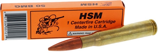HSM 50 BMG HORNADY A-MAX DUMMY ROUND 1RD 50BMG-2-DUMMY