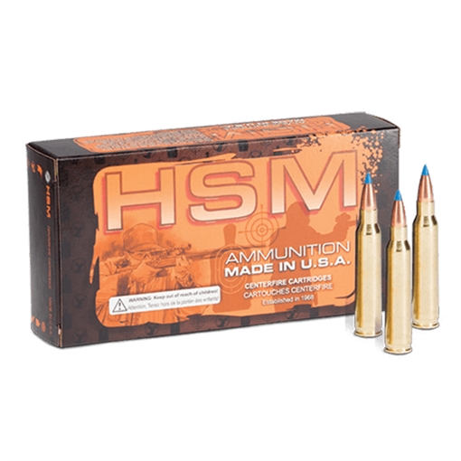 HSM HSM Varmint Rifle Ammunition 22-250 Rem. BlitzKing 50 gr. 20 rd. HSM-22-250-3-N 222503N