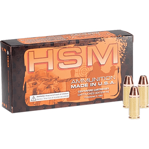 HSM HSM Self Defense Handgun Ammunition 357 Mag. 180 gr. 50 rd. HSM-357-12-N