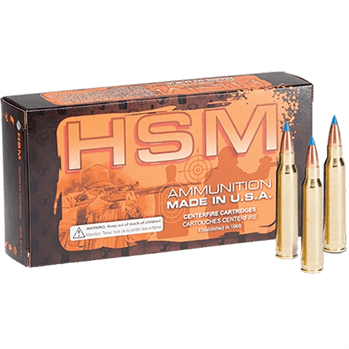 HSM HSM Varmint Rifle Ammunition 223 Rem. TNT HP 50 gr. 50 rd. HSM-223-3-N