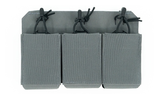Haley Strategic Partners Thorax Incog, Triple Rifle Magazine Placard, Fits (3) Rifle Magazines, Includes MP2 Inserts, Gray Y TPC_IC_TRMP_MP2-1-3-GR