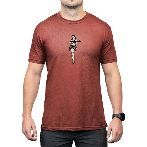 Magpul HULA GIRL CVC T-SHIRT XL REDROCK HEATHER MAG1117-613-XL