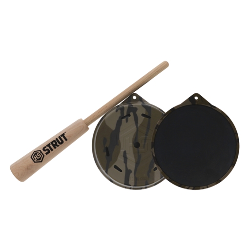 Hunters Specialties Camo Cutt'R Pot Call Friction Call Attracts Turkey Species Mossy Oak Bottomland Slate HS-BBSPC