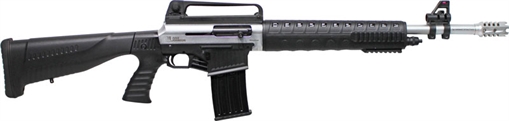 IVER JOHNSON STRYKER 12GA. 3" 20" AR-STYLE 5-SH S.NICKEL/BLK GIJAR1512N