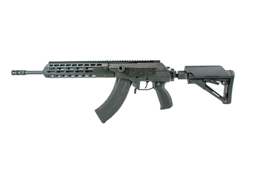IWI US, Inc Galil Ace Gen 2, Semi-automatic Rifle, 762X39, 16" Cold Hammer Forged Barrel, Black, Adjustable Sights, Fixed Stock, 10 Rounds, 1 Magazine, CA Compliant Paddle Grip GAR37CA