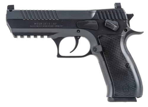 IWI Jericho 941 Full Size Frame 9mm 16rd,4.40" Black Chrome Lined Steel Barrel, Black Serrated Steel Slide & Frame Beavertail & Picatinny Rail, Black Textured Grips