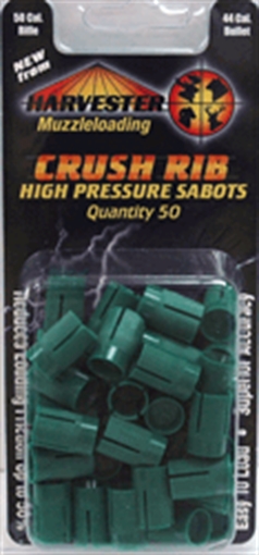 Harvester Muzzleloading 50 Cal. Crush Rib Sabots Fit 44 Cal. Bullets 50/pk H15044GR