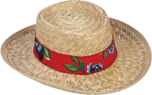 JAFARI HATS GAMBLER STRAW HAT 3.5" 24/CT 15584