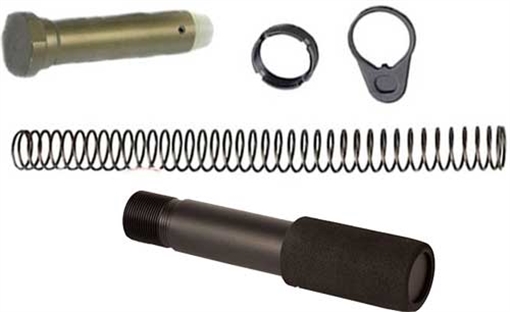 JE MACHINE TECH PISTOL BUFFER TUBE COMBO KIT BLACK PS-BTP-COMBO