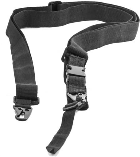 JE MACHINE TECH SLING 3 POINT BUNGEE BLACK TS-SL4B