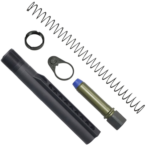 Kak Industry Llc. KSPEC AR15 A5-LENGTH H2 BUFFER TUBE KIT W/5.6OZ BUFFER BLACK 522-0704-210