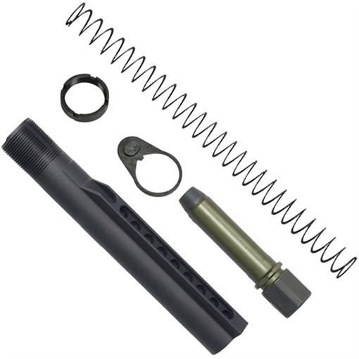 Kak Industry Llc. KSPEC AR15 A5-LENGTH H4 BUFFER TUBE KIT W/7.3OZ BUFFER BLACK 522-0704-212