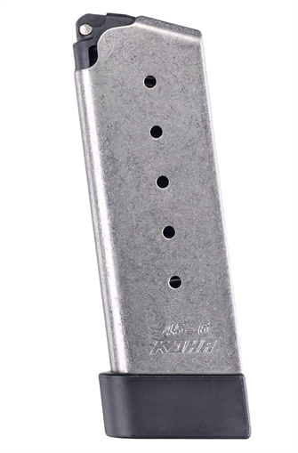 Kahr Arms OEM Stainless Detachable w/ Grip Extension 6rd 45 ACP for Kahr CM/PM K625G