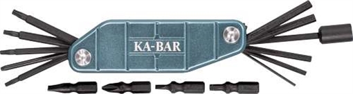 KA-BAR GUN 15 PIECE MULTI-TOOL AQUA BLUE 1308