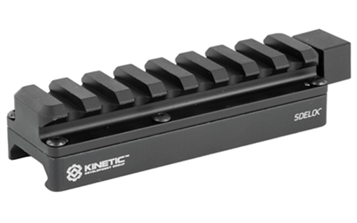 Kinetic Development Group, LLC SIDELOK, Universal Scope Riser, Standard, Fits Picatinny, Black Finish, .62" Rail Height SID5-100