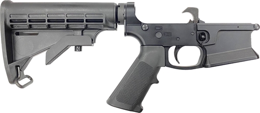 KE Arms KE-15 Billet Complete AR15 Lower - Black 1-50-01-075