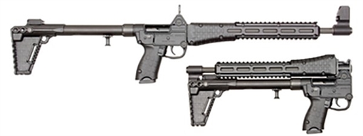 KelTec Sub 2000 Gen 2 9mm Black Semi-Automatic 15 Round Rifle KEL-SUB2K9GLK19BBLKHC