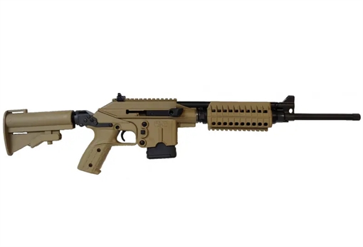 KELTEC SU16E W/FOLD STK RIA 223 16" BBL TAN PG GRIP 10RD SU16ETAN