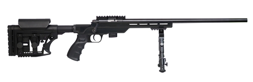 KEYSTONE ADULT 722 KPT RIB 22 LR 16.5 IN THREADED 12/2X28 BULL BBL BLK SYN BLUE HRD CASE 1/7 RD MAG KSA20450