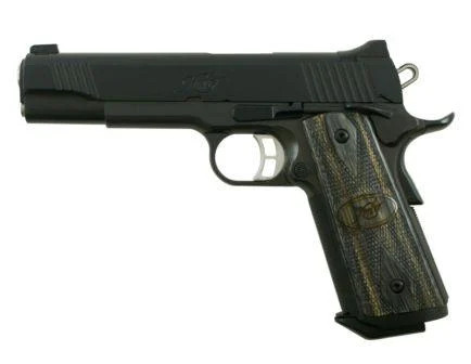 Kimber Tactical Custom II 45 ACP, 5" Barrel, Black Frame, Laminated Grip, Night Sights, 7rd