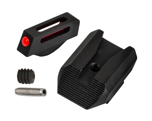 Kimber Mfg.,inc KS6 Fiber Optic Sight Set Red/Fiber Optic Front Sight- Black/Blank Rear Sight 4000153