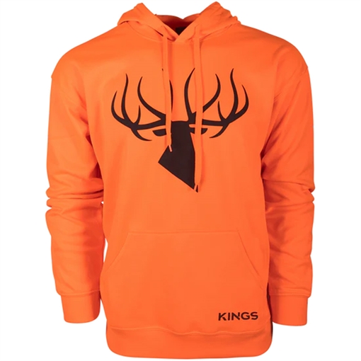 Kings Camo Kings Poly Hoodie Blaze Orange 2X-Large KBZ415-BZ/DS-2XL