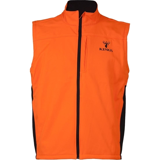 Kings Camo Kings Soft Shell Vest Blaze X-Large KBZ425-BZ/DS-XL