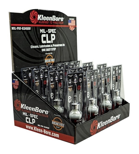 KLEEN-BORE Mil-Spec BRKFREE CNTR 20 B KB-MSCLP-DISPLAY
