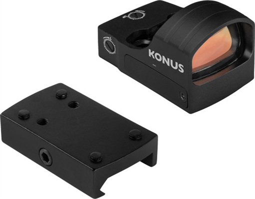 Konus Fission 3.0 Matte Black 1 x 0.98" x 0.70" 4 MOA Red Dot 7205
