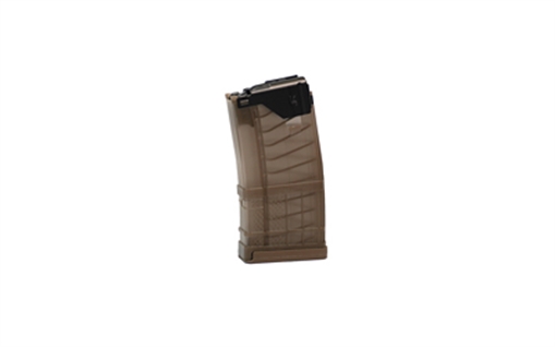 Lancer Systems Magazine, L5AWM GEN 2, 223 Remington/56NATO, 20 Round, Fits AR Rifles, Steel/Polymer Hybrid, Translucent Dark Earth L5-G2-20-TDE