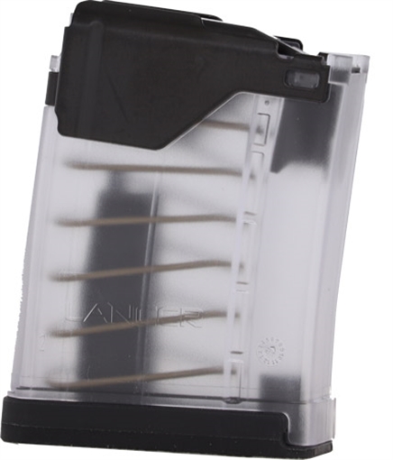 LANCER MAGAZINE L5AWM AR-15 5.56X45 5RD TRANSLUCENT CLEAR L5AWML0510CLR