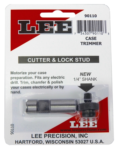 Lee Precision Cutter & Lock Stud Case Trimmer Stainless Steel 90110