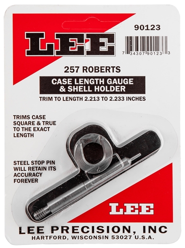 Lee Precision Case Length Gauge 257 Roberts 90123