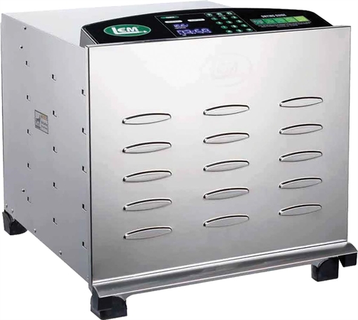 LEM Products Big Bite Digital Stainless Steel 10-Tray Dehydrator 1154