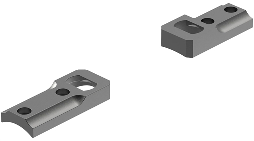 Leupold 2-Piece Dual Dovetail Base - Weatherby Mark V Reversible Front Matte Black 0303176 51707