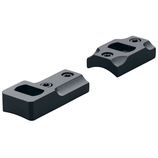 Leupold 2-Piece Dual Dovetail Base (Twist & Lock) - Savage 110 Round Receiver Matte Black 114975 030317149758