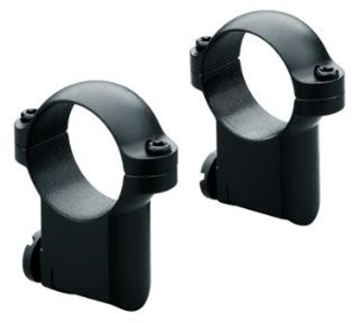 Leupold 2-Piece Solid Steel Ringmounts - Ruger M77 1" High Matte Black 0303175 49952