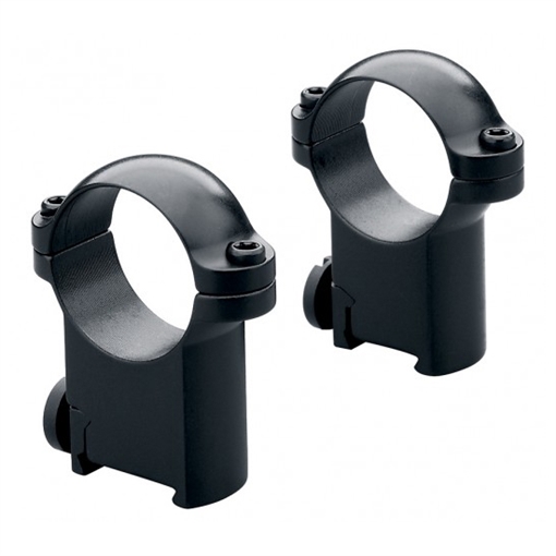 Leupold 2-Piece Solid Steel Ringmounts - Ruger No. 1 & 77/22 30mm High Gloss Black 51039