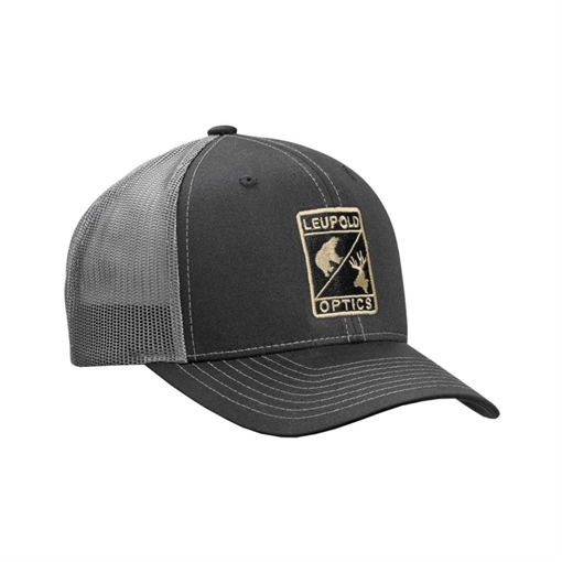 Leupold Wildlife Trucker Hat Black Charcoal 170580