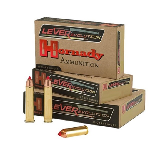 Hornady LeverEvolution Ammunition, 45-70 Gvt, 250 Grain, MFX, Lead Free, 20 Round Box, California Certified Nonlead Ammunition 82741