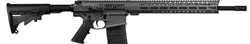 Live Free Armory LF308 Billet AR-10 Battle Rifle - Tungsten .308Win / 7.62NATO 18" Barrel 15" LFA Free Float M-LOK Rail Classic M4-Style Stock LFBR82045