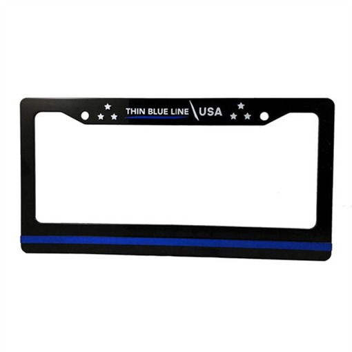 Thin Blue Line License Plate Frame - Thin Blue Line TBL-AM-LPF