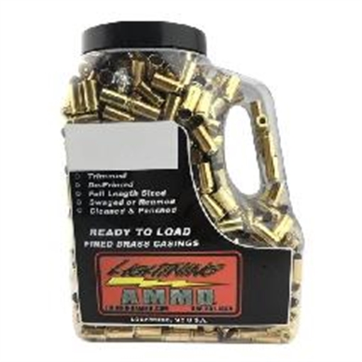 Lightning Ammo Reman. Cleaned & Polished Brass .38 Spl 500/ct Jug LA-3038SFJ