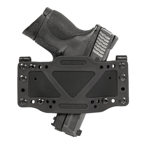 Limbsaver CrossTech IWB/OWB Black Polymer Belt Clip Fits Universal Handgun Ambidextrous 12501