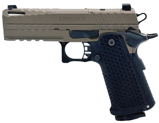 LFA Apollo 11 Compact Pistol - 9mm FDE 4.1" 1x17rd Mag LFAPC71302