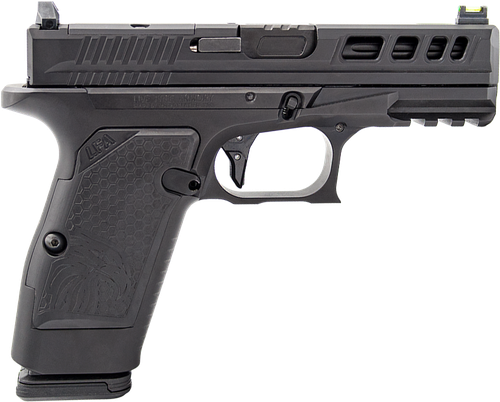 LFA AMPX 9mm, 3.9" Barrel, Aluminum Frame, Black, Optics Ready, 17rd