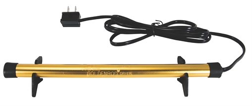 Lockdown Golden Rod, Dehumidifier, For Up To 100 Cubic Feet, Includes Mounting Brackets, 12", Gold 725721