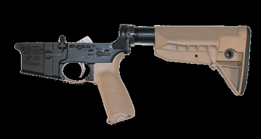 Bravo Company USA Lower Receiver Group w/ MK2 Receiver Extension & Stock Mod 0 SOPMOD LRG-RMS-STK-MOD-0-SPMD-FDE