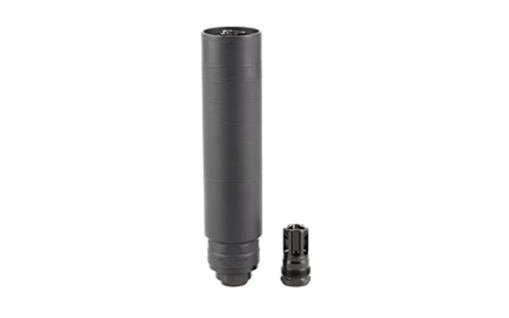 Liberty Precision Machine Anthem-S2, Suppressor, 30 Caliber, Rearden Atlas QD Mount, 7.35" Long, 15.8 OZ with Mount, 1.74" Diameter, Cerakote Finish, Black LPM-10015